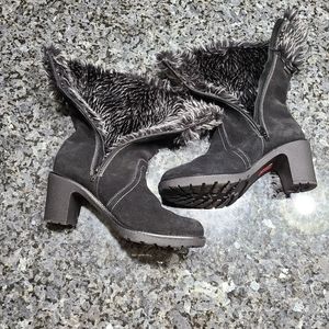 Sporto waterproof insulated heel boots